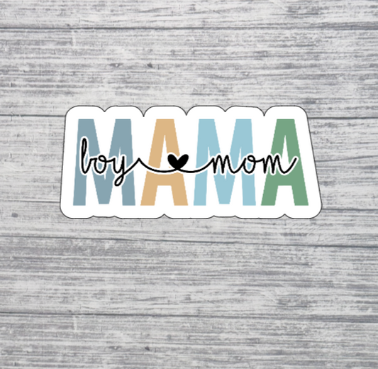 Boy Mama Sticker