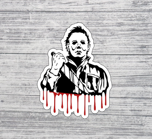 Spooky Slasher Character Sticker
