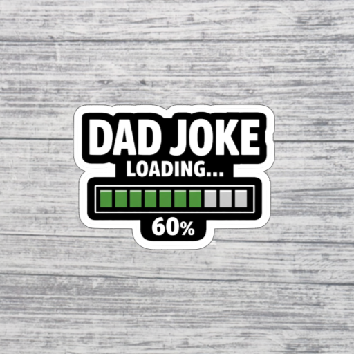 Dad Joke Loading Sticker