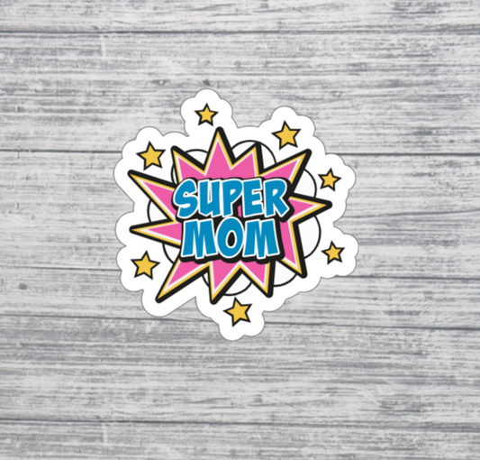 Super Mom Sticker