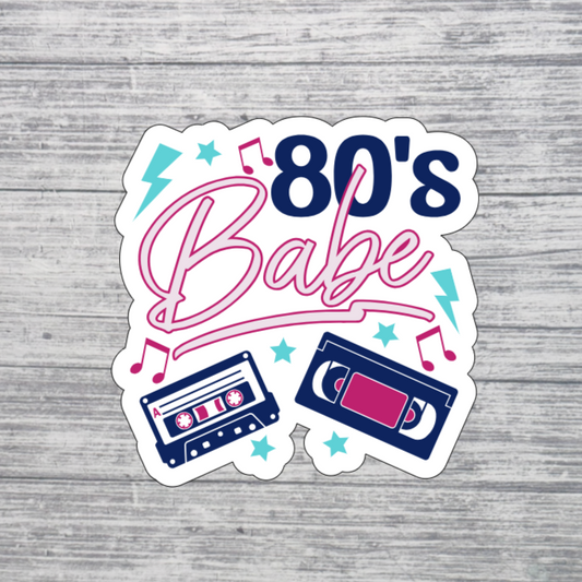 80’s Babe Sticker